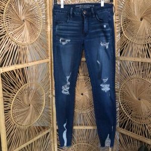 Skinny low rise jeans